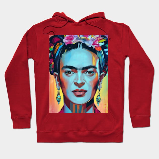 frida kahlo portrait Hoodie by Mailson